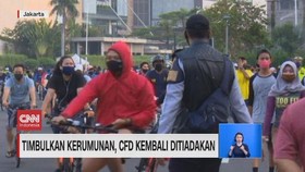 VIDEO: Timbulkan Kerumunan, CFD Kembali Ditiadakan