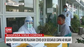VIDEO: Biaya Perawatan RS Rujukan Covid-19 Capai 40 Miliar