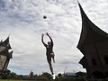 FOTO : Latihan Mandiri Bintang Sepak Bola Indonesia