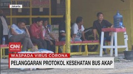 VIDEO: Pelanggaran Protokol Kesehatan Bus AKAP