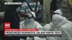 VIDEO: Pengungsi Rohingya di Aceh Jalani Rapid Test