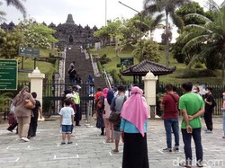 Pengunjung Candi Borobudur Dibatasi Sampai Pelataran