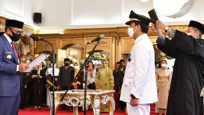 Gubernur Sulsel, Prof Nurdin Abdullah lantik Prof Rudy Djamaluddin jadi penjabat walikota Makassar