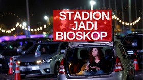 VIDEO: Stadion Sepak Bola Diubah Menjadi Bioskop