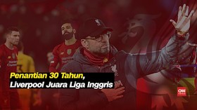 VIDEO: Akhir Penantian 30 Tahun Liverpool di Liga Inggris