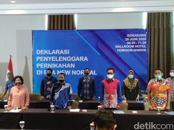 Penyelenggara Pernikahan di Semarang Deklarasi Protokol Kesehatan New Normal