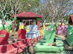 Makam Seram di Kota Madiun Penuh Warna-warni dan Jadi Tempat Selfie