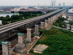 Wuss...Proyek Kereta Cepat Jakarta-Bandung Sudah Separuh Jadi