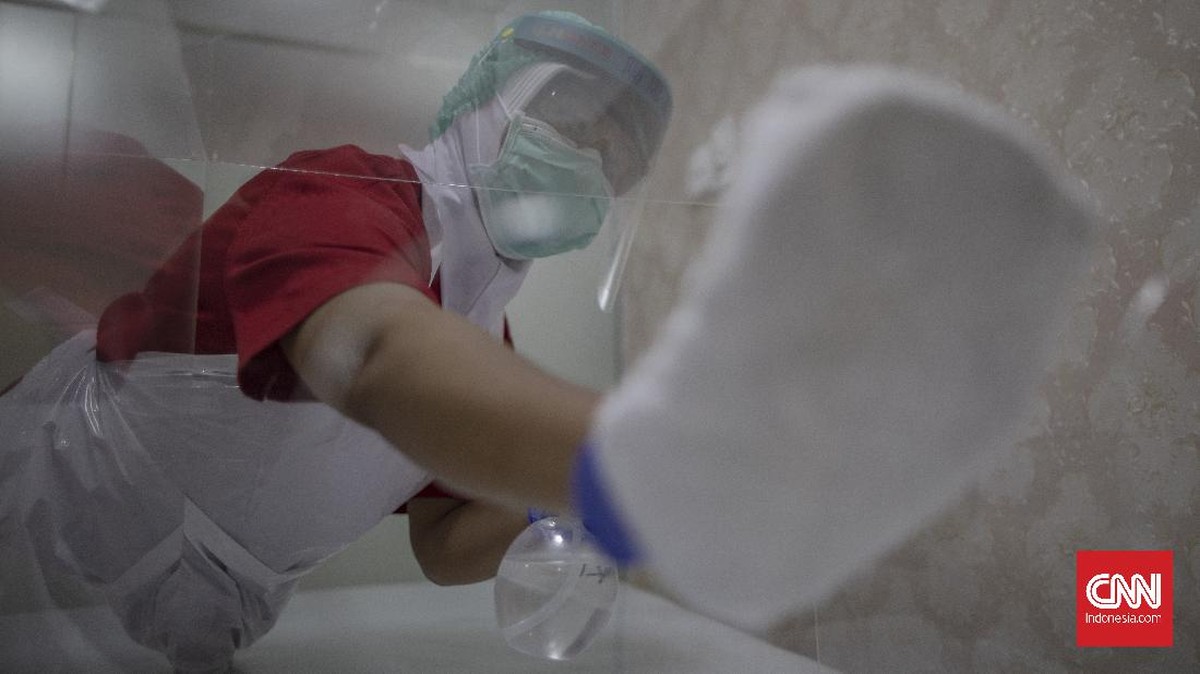 FOTO : Melongok Protokol Kesehatan di Klinik Kecantikan