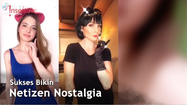 Lama Tak Terdengar, Dulce Maria dan Tante Rambut Palsu TikTokan Bareng