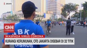 VIDEO: Kurangi Kerumunan, CFD Jakarta Disebar Di 32 Titik