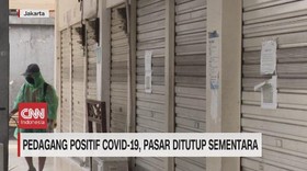 VIDEO: Pedagang Positif Covid-19, Pasar Ditutup Sementara