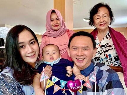 Ahok Ultah ke-54, Puput: Selamat Suamiku yang Hatinya Sangat Baik dan Ramah