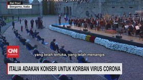VIDEO: Italia Adakan Konser untuk Korban Virus Corona
