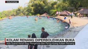 VIDEO: Kolam Renang Diperbolehkan Buka