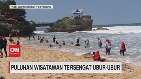 VIDEO: Puluhan Wisatawan Tersengat Ubur-ubur di Gunungkidul