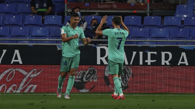 Dua bintang Real Madrid Casemiro dan Eden Hazard dinyatakan positif terinfeksi Covid-19 usai menjalani tes pada Jumat (6/11) pagi waktu setempat.