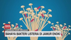 VIDEO: Temuan Bakteri Listeria di Jamur Enoki