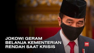 VIDEO: Jokowi Geram Belanja Kementerian Rendah saat Krisis