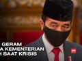 VIDEO: Jokowi Geram Belanja Kementerian Rendah saat Krisis