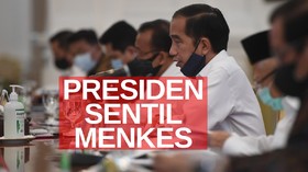 VIDEO: Presiden Sentil Menkes Salurkan Insentif Tenaga Medis