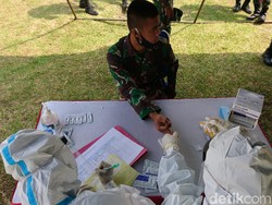 Program Tentara Masuk Desa di Cilegon Dimulai, Prajurit TNI Jalani Rapid Test