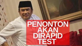 VIDEO: Penonton Rhoma Irama Akan Dites Masal