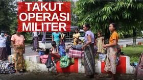 VIDEO: Takut Operasi Militer, Puluhan Ribu Warga Eksodus