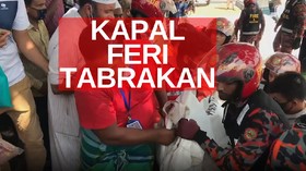 VIDEO: Kapal Feri Tabrakan, 28 Orang Tewas