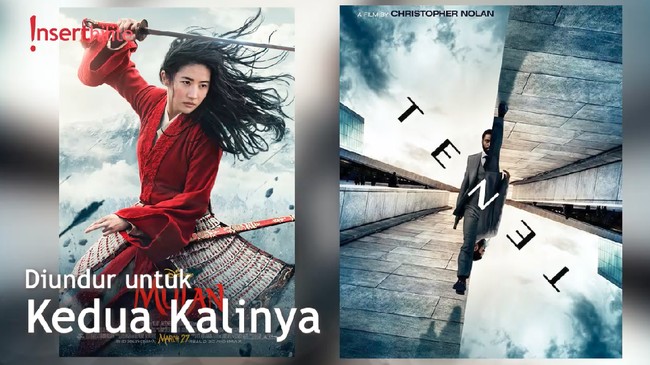 Film 'Mulan' dan 'Tenet' Kembali Undur Jadwal Tayang