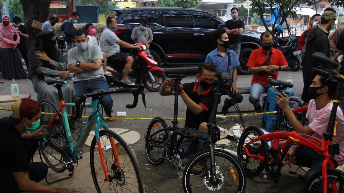 FOTO: Tren Bersepeda yang Naik Daun di Tengah Pandemi
