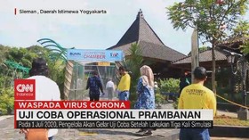 VIDEO: Uji Coba Operasional Candi Prambanan