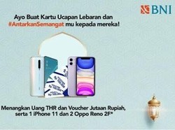 Selamat! Ini Pemenang THR Kartu Ucapan Digital BNI #AntarkanSemangat