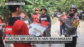 VIDEO: Kejutan SIM Gratis di Hari Bhayangkara