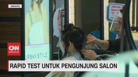 VIDEO: Rapid Test Untuk Pengunjung Salon