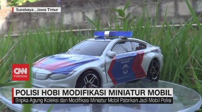 Video Polisi Hobi Modifikasi Miniatur Mobil