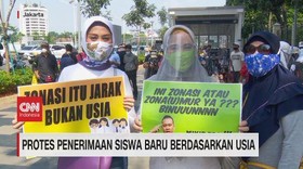VIDEO: Protes Penerimaan Siswa Baru Berdasarkan Usia