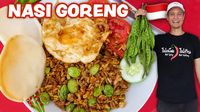 Resep Nasi Goreng Petai ala Food Vlogger Amerika yang Masak di Gerobak