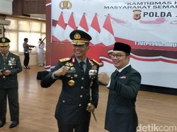 HUT Bhayangkara, Ridwan Kamil Ingatkan Pengamanan Pilkada di Jabar