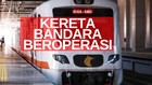 VIDEO: Kereta Bandara Kembali Angkut Penumpang