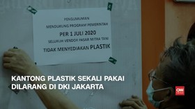 VIDEO: Kantong Plastik Sekali Pakai Dilarang di DKI Jakarta