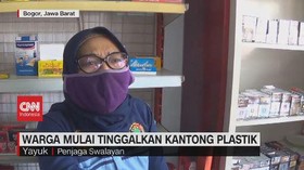 VIDEO: Warga Mulai Tinggalkan Kantong Plastik