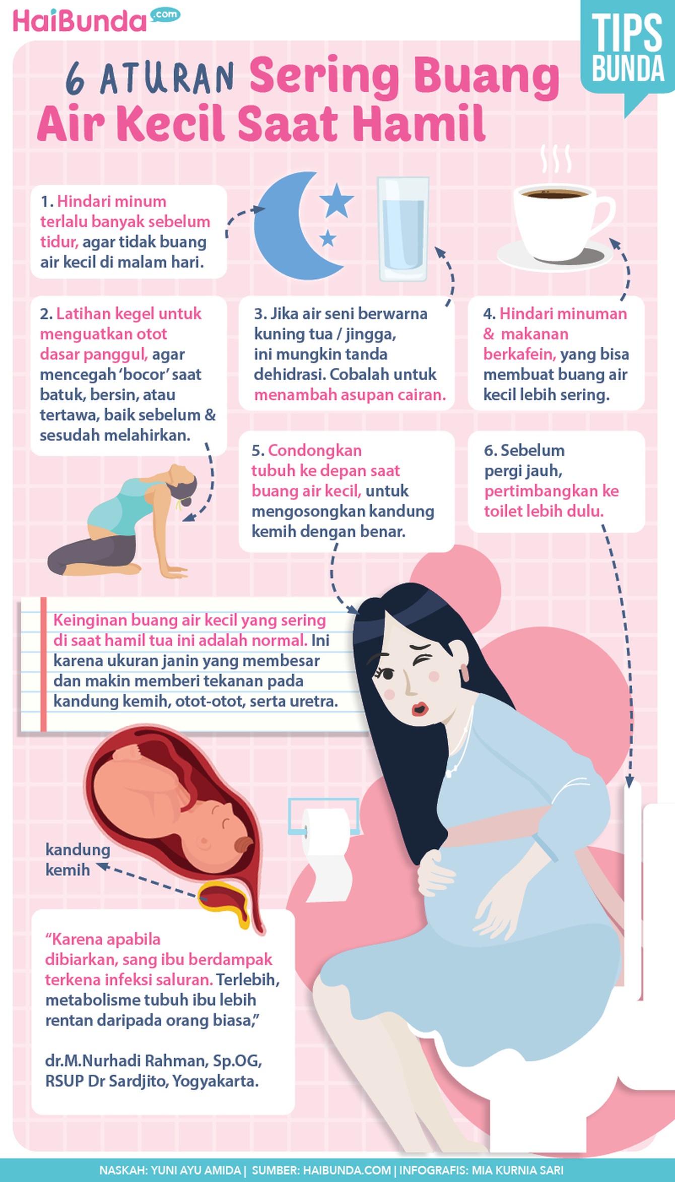 6 Aturan Sering Buang Air Kecil Saat Hamil