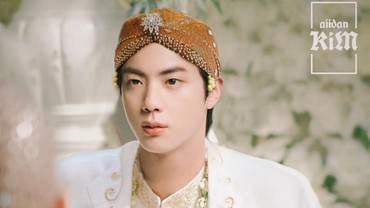 img-title Tiba-tiba Jadi Pengantin Jawa, Jin BTS Malah Keder dan Linglung