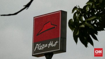 Illustrasi Waralaba Pizza Hut. Pizza Hut di Indonesia memastikan kondisi perusahaan tidak bangkrut atau mengajukan pailit. Jakarta.  Kamis (2/7/2020). CNN Indonesia/Andry Novelino