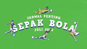 INFOGRAFIS: Jadwal Penting Sepak Bola Juli 2020