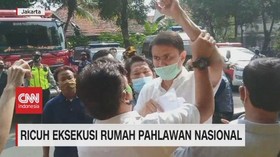 VIDEO: Ricuh Eksekusi Rumah Pahlawan Nasional