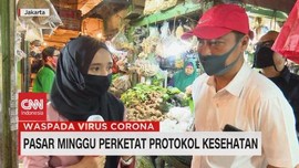VIDEO: Pasar Minggu Perketat Protokol Kesehatan