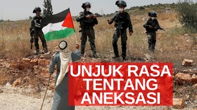VIDEO: Unjuk Rasa Warga Menentang Aneksasi Wilayah Tepi Barat