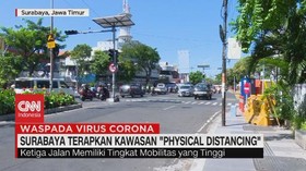 VIDEO: Surabaya Terapkan Kawasan 'Physical Distancing'